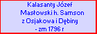 Kalasanty Jzef Masowski h. Samson