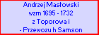 Andrzej Masowski wzm 1695 - 1732
