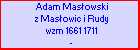 Adam Masowski z Masowic i Rudy