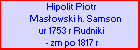 Hipolit Piotr Masowski h. Samson