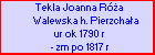 Tekla Joanna Ra Walewska h. Pierzchaa