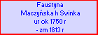 Faustyna Maczyska h Swinka