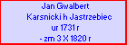 Jan Gwalbert Karsnicki h Jastrzebiec
