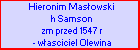 Hieronim Masowski h Samson