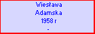 Wiesawa Adamska