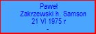 Pawe Zakrzewski h. Samson