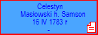 Celestyn Masowski h. Samson