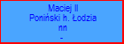 Maciej II Poniski h. odzia