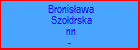 Bronisawa Szodrska