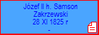 Jzef II h. Samson Zakrzewski