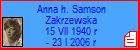 Anna h. Samson Zakrzewska