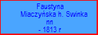 Faustyna Miaczyska h. Swinka