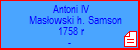 Antoni IV Masowski h. Samson